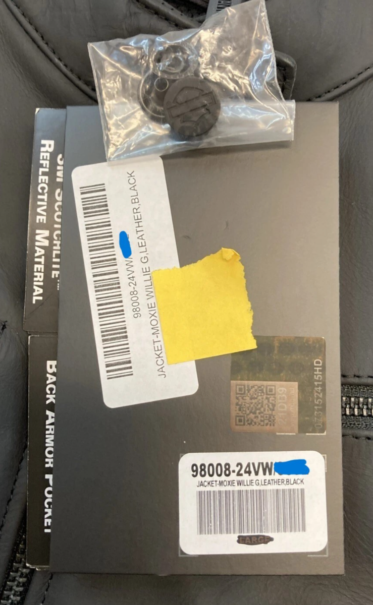 NEW GENUINE HARLEY DAVIDSON 98008-24VW WOMAN'S MD Willie Skull Moxie Lace