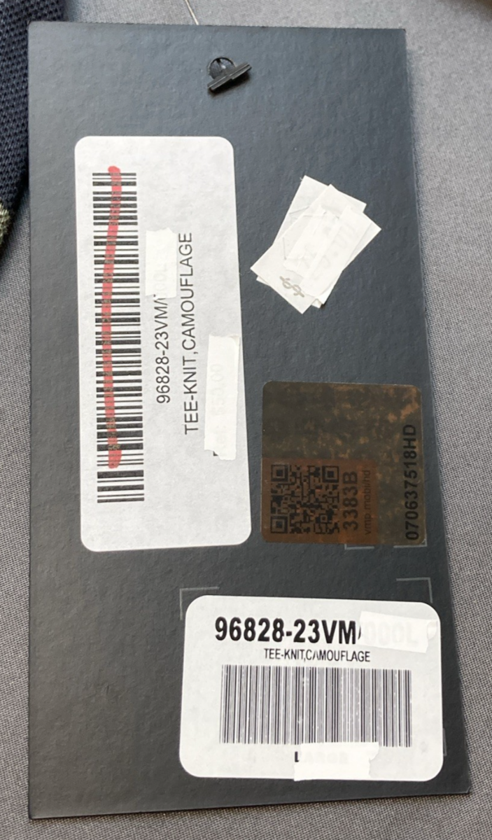 NEW GENUINE HARLEY DAVIDSON 96828-23VM/000L MEN'S LG Street Surplus Tee