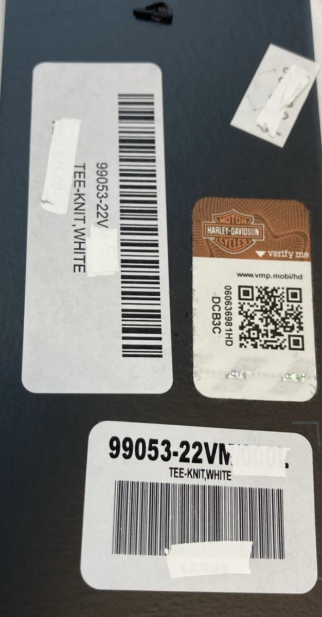 NEW GENUINE HARLEY DAVIDSON 99053-22VM MEN'S XL Performance Bar & Shield tee