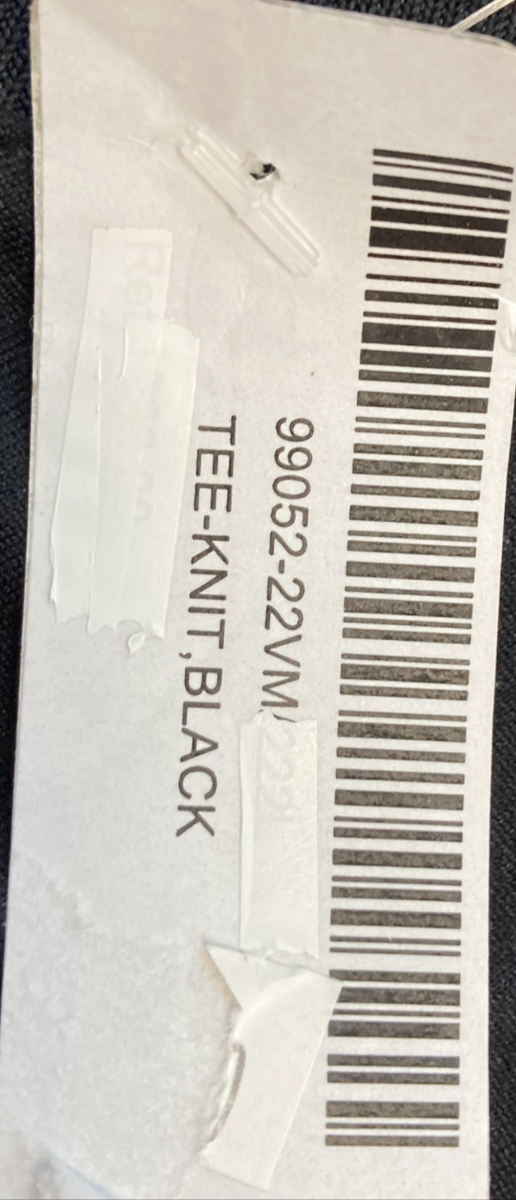 NEW GENUINE HARLEY DAVIDSON 99052-22VM MEN'S XXXL TEE KNIT BLACK BAR & SHIELD