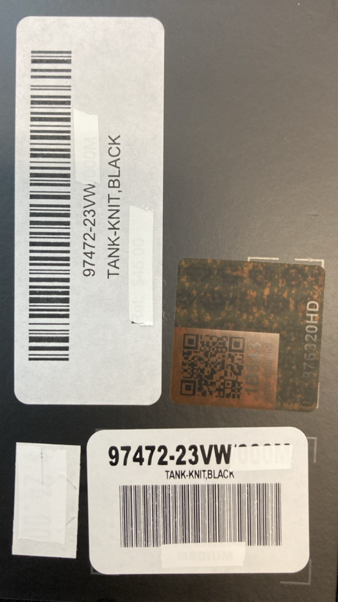 NEW GENUINE HARLEY DAVIDSON 97472-23VW WOMAN'S XL Division Contrast Tank Shirt