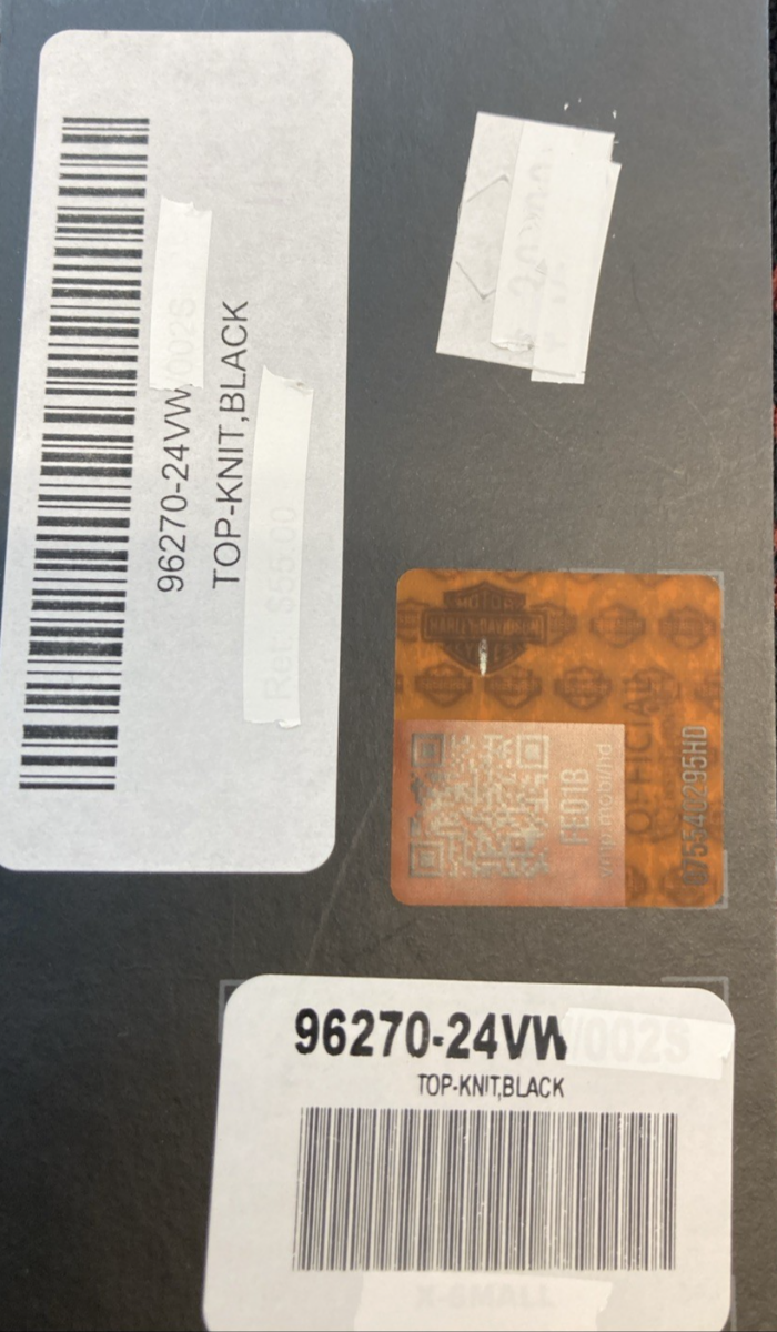 NEW GENUINE HARLEY DAVIDSON 96270-24VW Women's XS Flying Eagle Long Sleeve