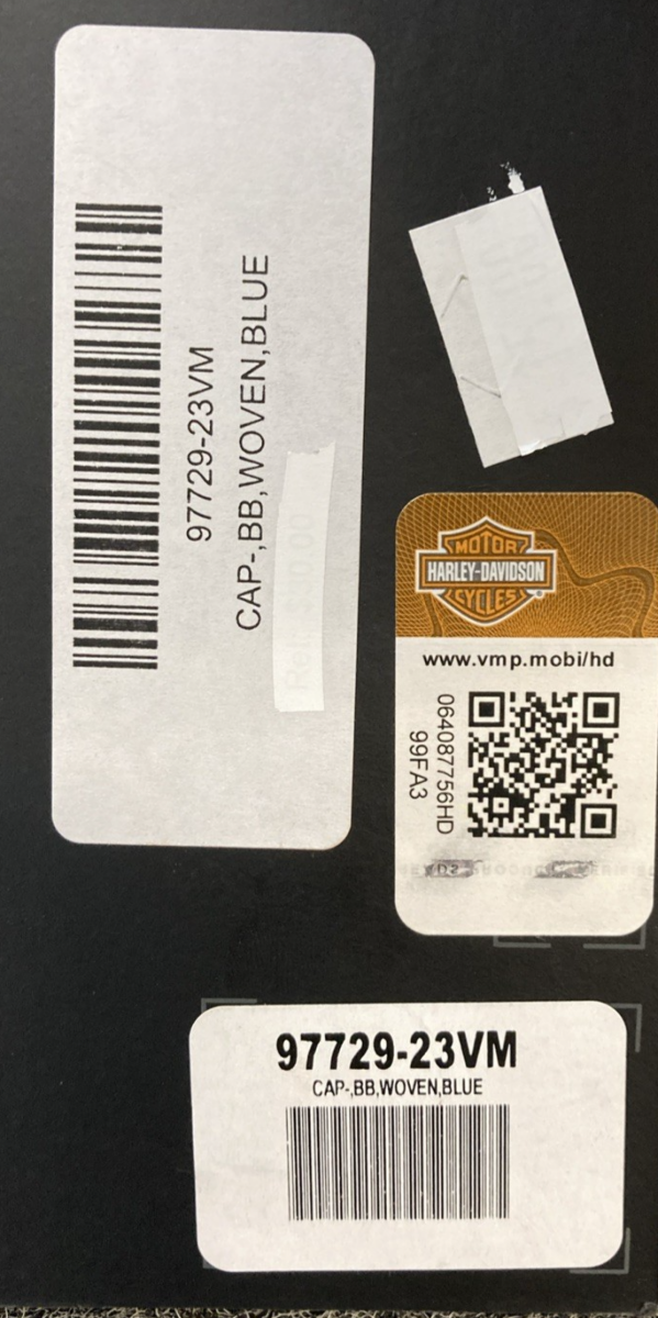 NEW GENUINE HARLEY DAVIDSON 97729-23VM "Staple Snapback"