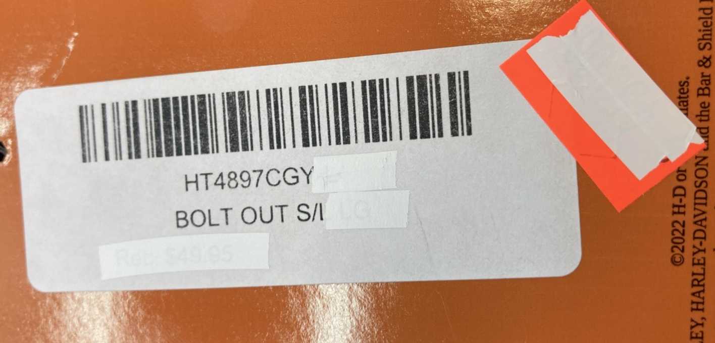 NEW GENUINE HARLEY-DAVIDSON HT4897CGY WOMEN'S M Tank Top Bolt Out