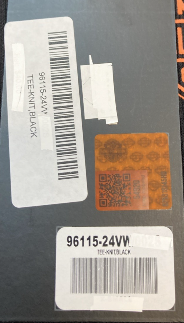 NEW GENUINE HARLEY DAVIDSON 96115-24VW Women's S Screamin' Eagle Ringer Tee