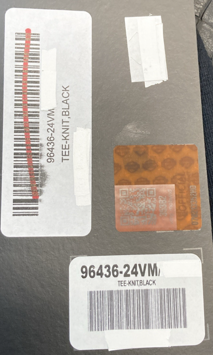 NEW GENUINE HARLEY DAVIDSON 96436-24VM MEN'S 2XL #1 Racing Long Sleeve Cotton