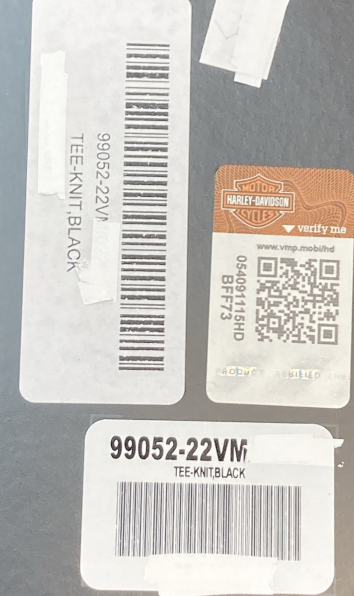 NEW GENUINE HARLEY DAVIDSON 99052-22VM MEN'S XL Performance B&S Colorblocked