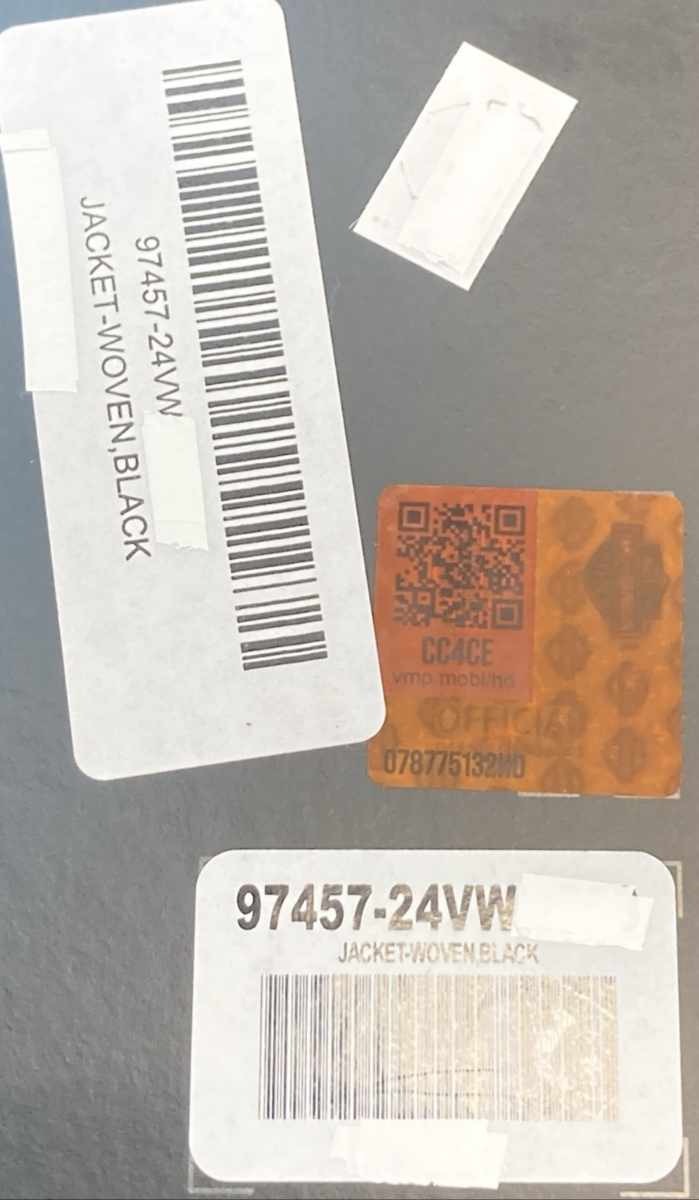 NEW GENUINE HARLEY DAVIDSON 97457-24VW WOMEN'S S Bar & Shield Packable Anorack