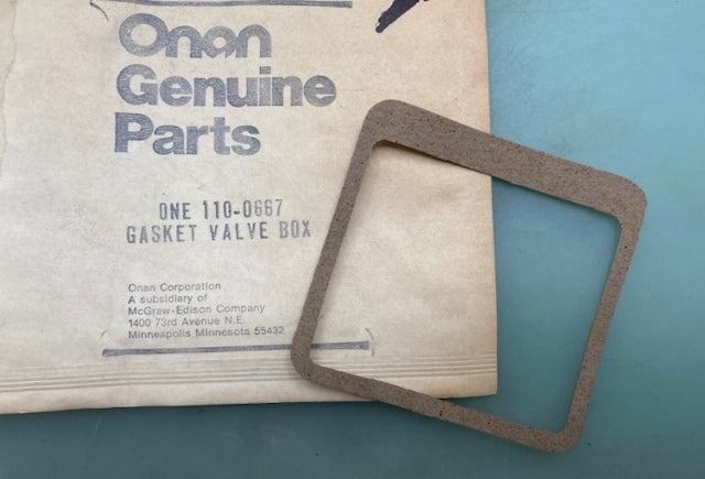 ONAN 110-0667 Gasket Valve Box New Genuine
