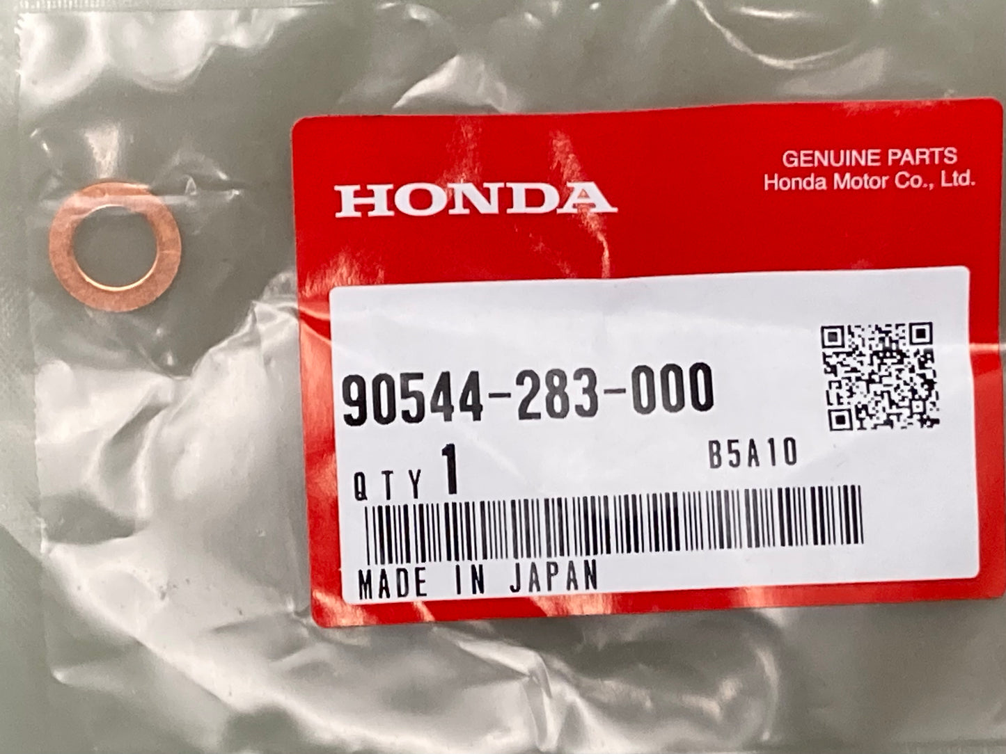 New Genuine Honda 90544-283-000 Washer (8Mm)