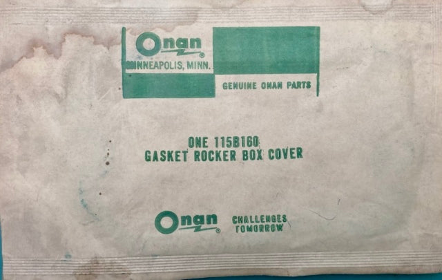 ONAN 115B160 Gasket Rocker Box Cover New Genuine