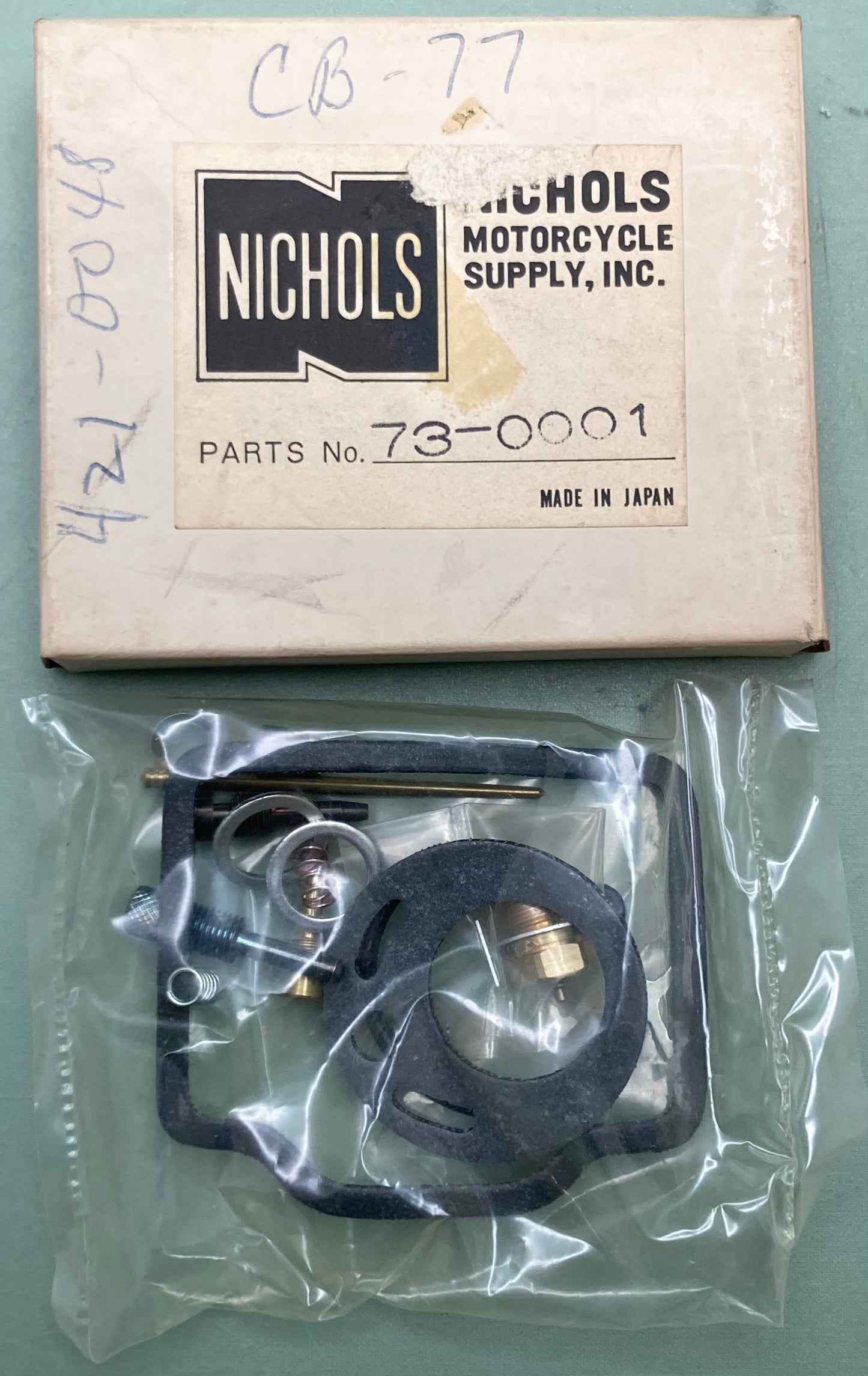 New Genuine Nichols 73-0001 Carburetor Kit 421-0048