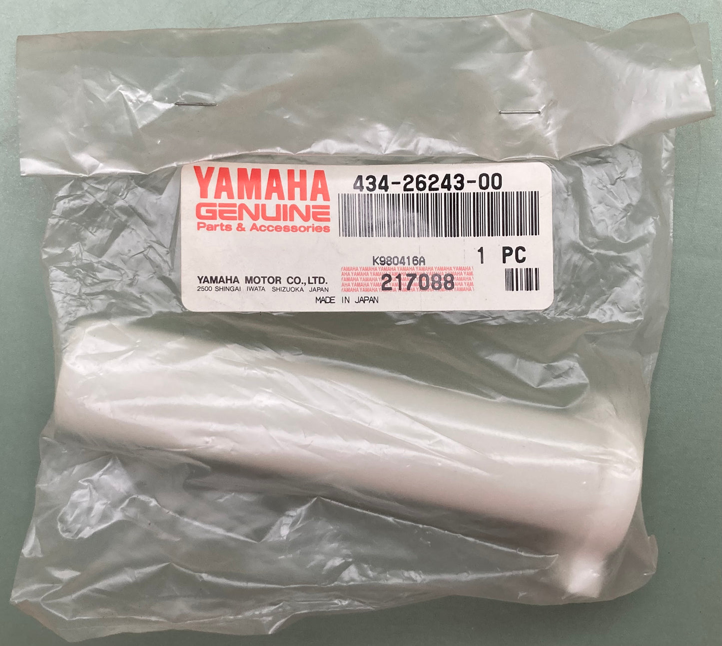 New Genuine Yamaha 434-26243-00 Tube, Throttle Guide