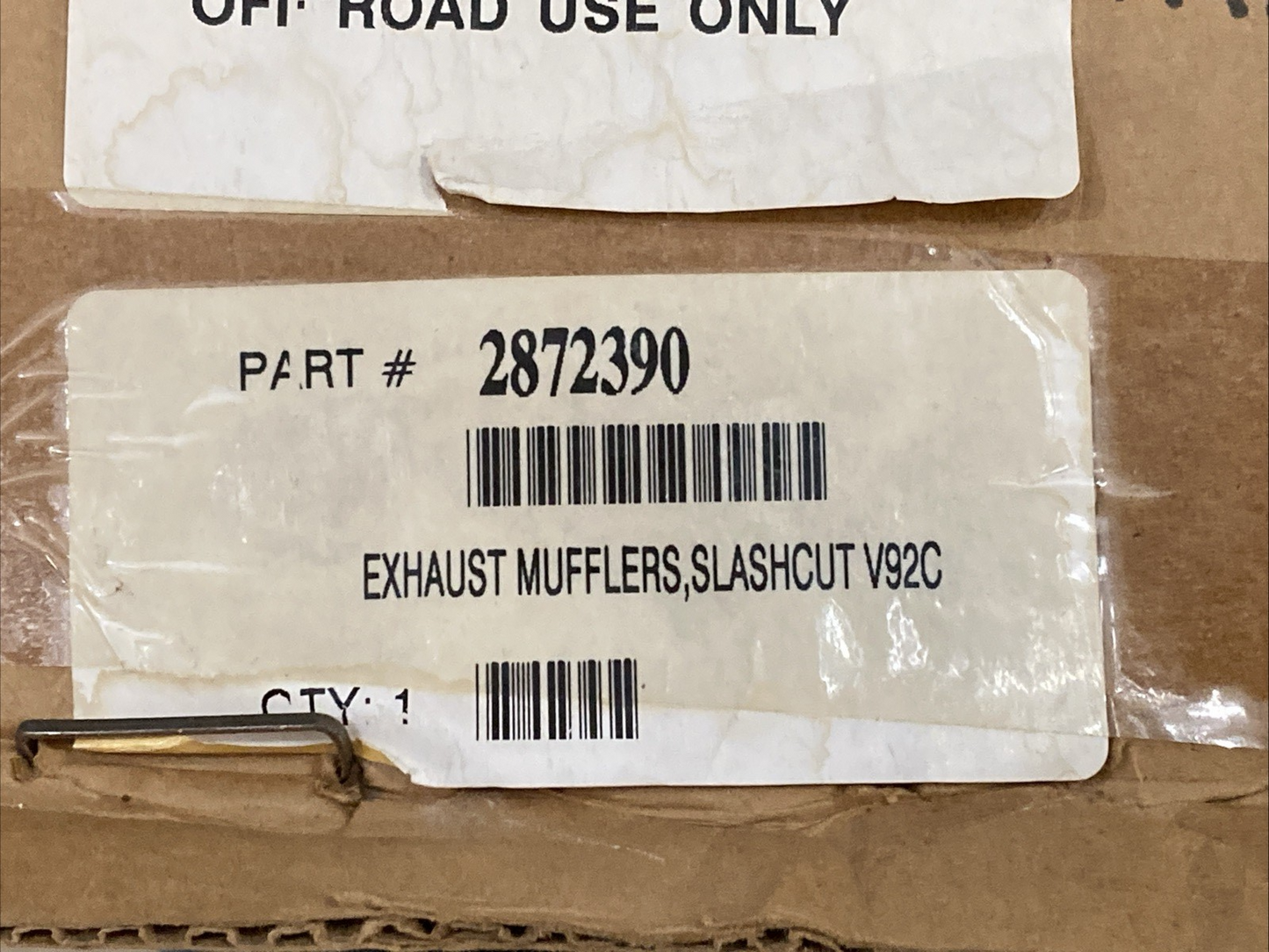 GENUINE VICTORY 2872390 CRUISER SLASHCUT EXHAUST SLIP ON