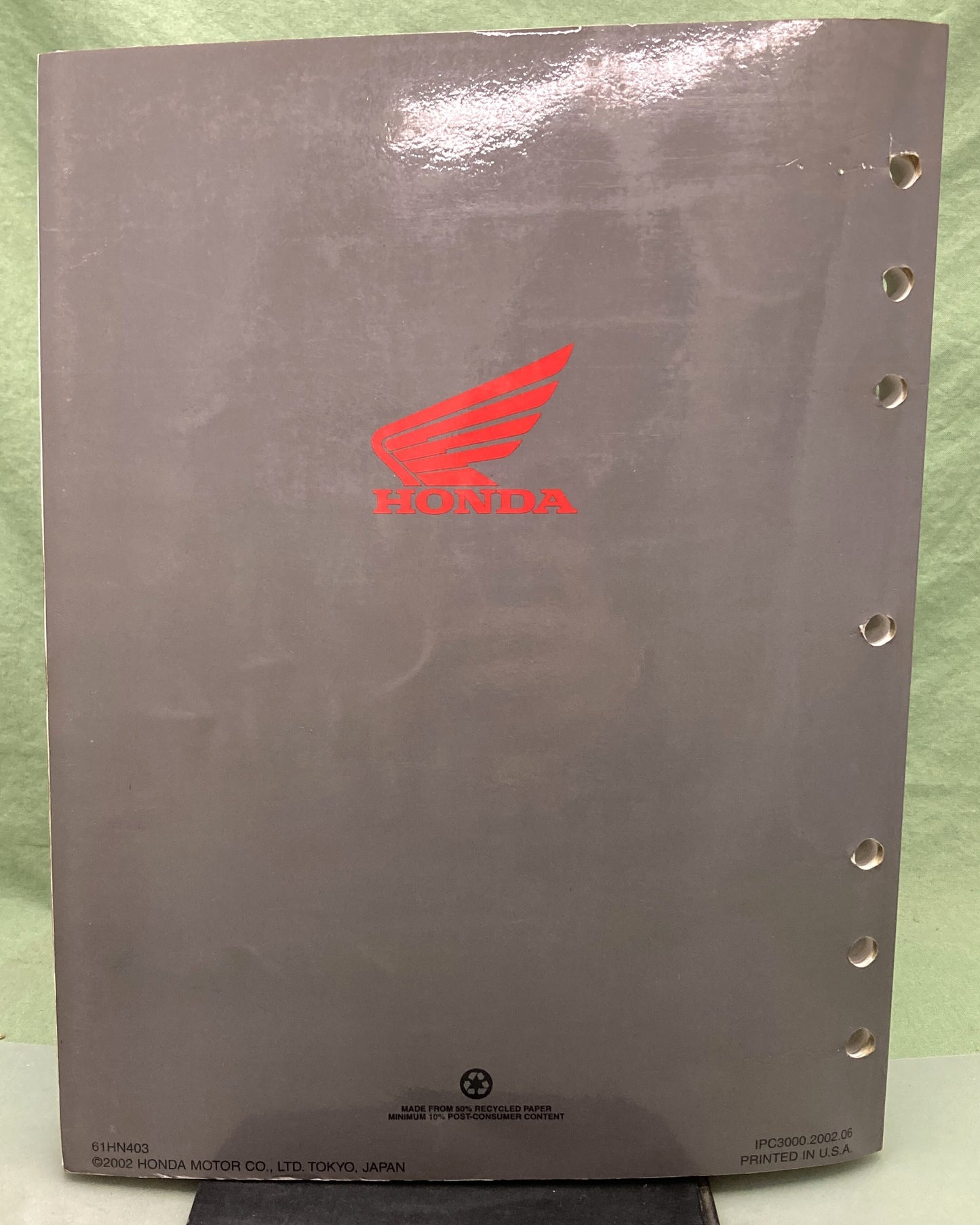 Genuine Honda 61HN403 TRX350TM/TE TRX350FM/FE Service Manual '00-'03