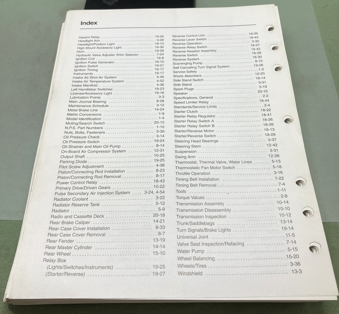Genuine Honda 61MAM05-AH GL1500 A/SE Electrical Troubleshooting Manual 2000