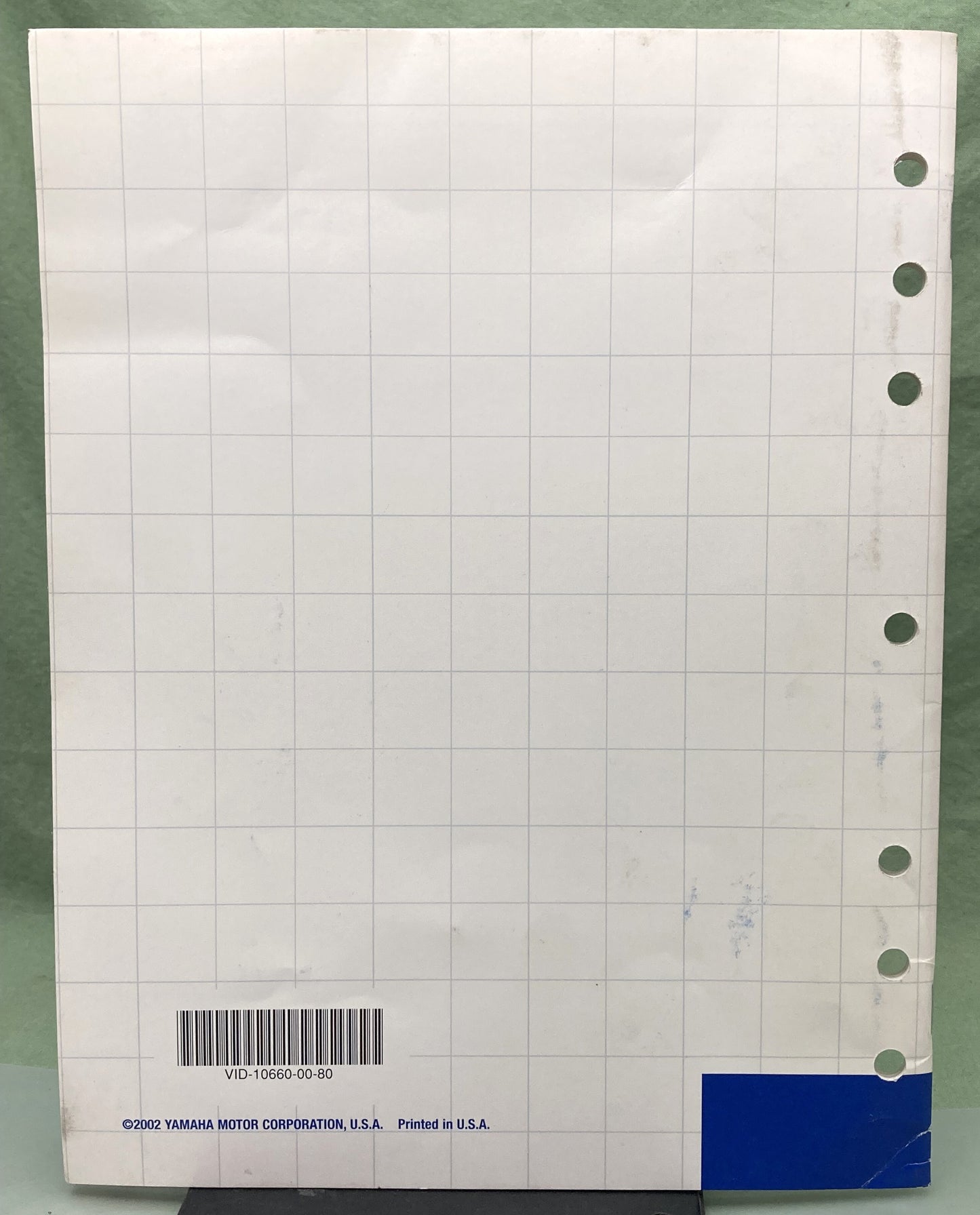 Genuine Yamaha VID-10660-00-80 FJR1300 Technical Orientation Guide 2002