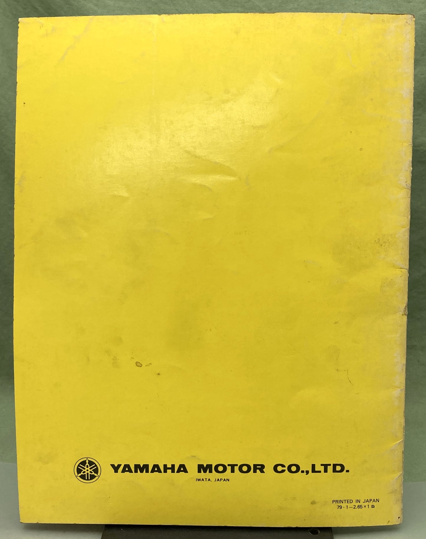Genuine Yamaha LIT-11616-01-24 RD400F Supp. Service Manual