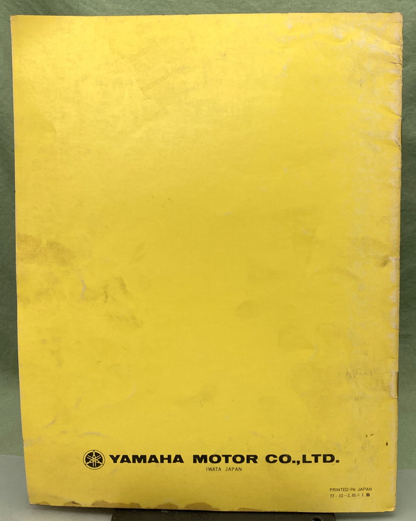 Genuine Yamaha LIT-11616-01-02 DT100E Supp. Service Manual 1977