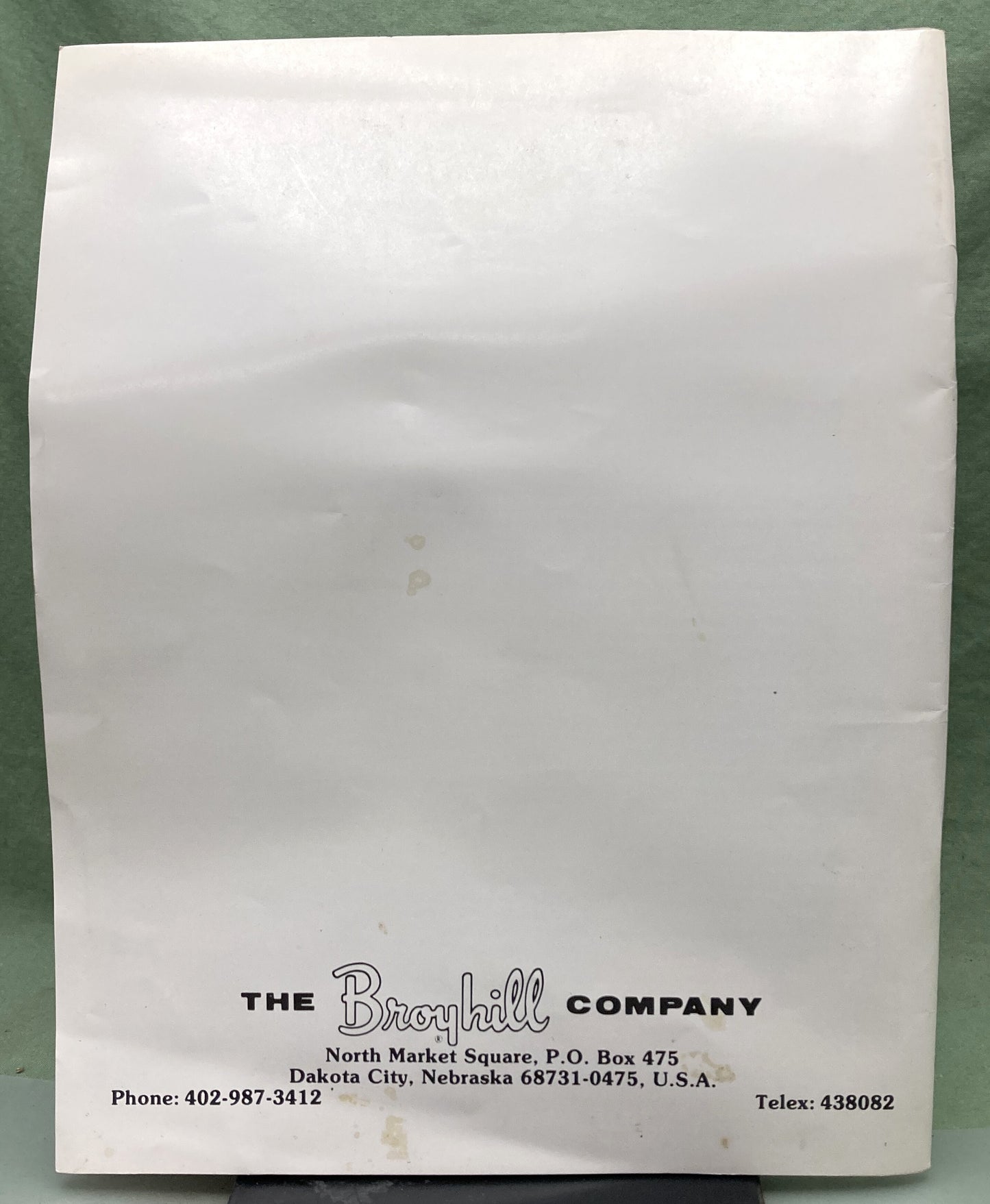 Genuine Broyhill 11254-2 Power Sprayer Guide 3rd Edition 1990