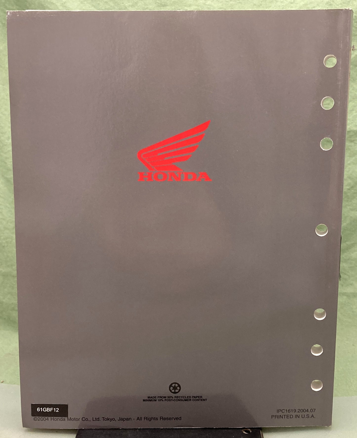 Genuine Honda 61GBF12 CR80R/RB CR85R/RB Service Manual 1995-2007