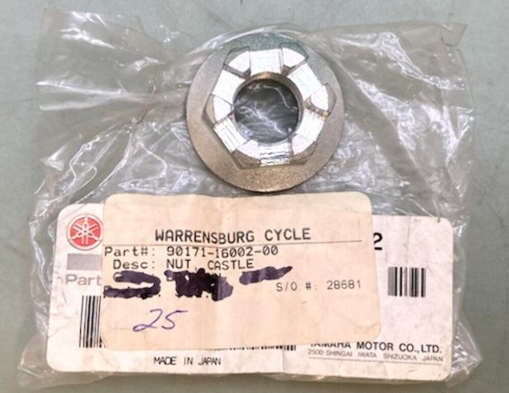 Yamaha 90171-16002-00 Castle Nut New Genuine
