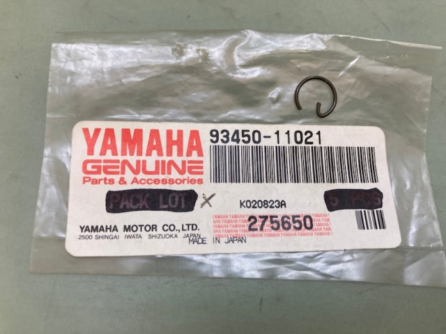 Qty 5 Yamaha 93450-11021 Inner Circlip New Genuine