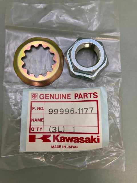 Kawasaki 99996-1177 Washer and Nut Set New Genuine