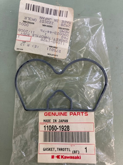 Kawasaki 11060-1928 Throttle Body Gasket New Genuine