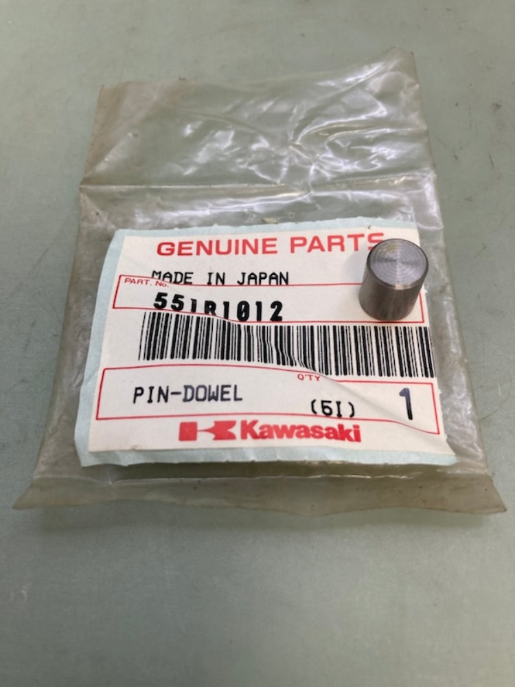 Qty 2 Kawasaki 551R1012 Dowel Pin New Genuine