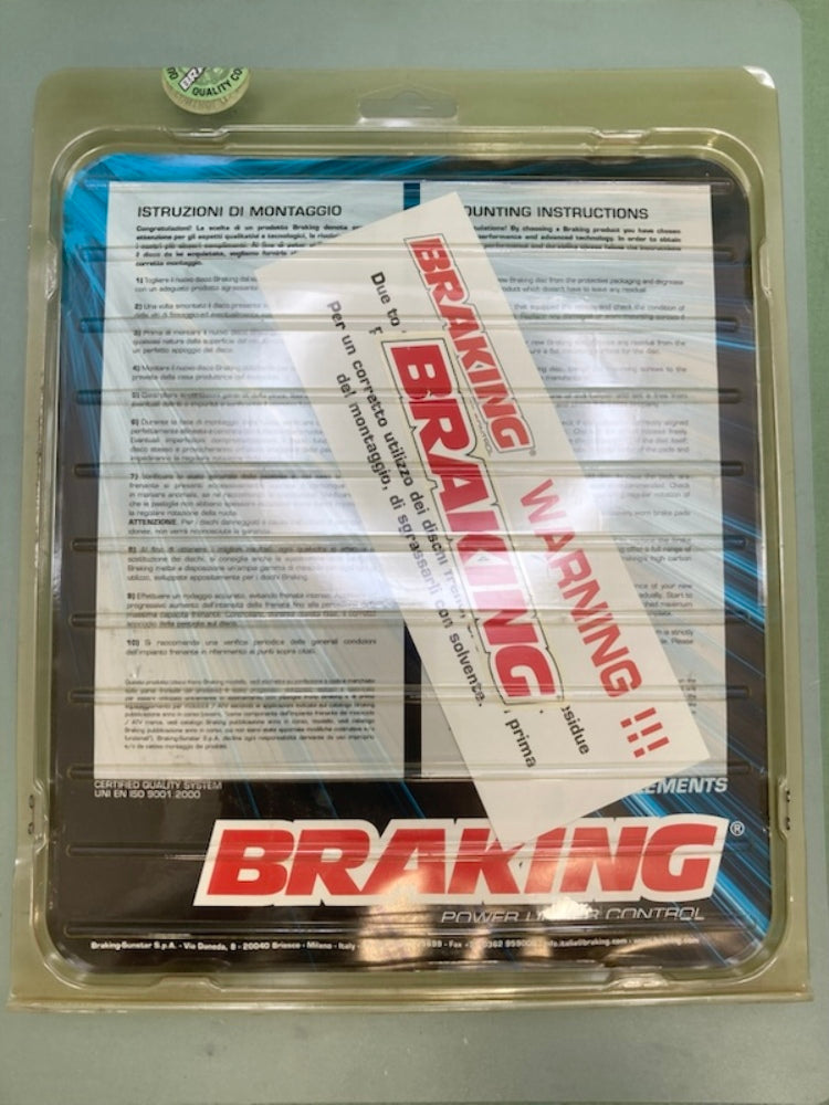 BRAKING HO06RID Brake Rotor New Genuine