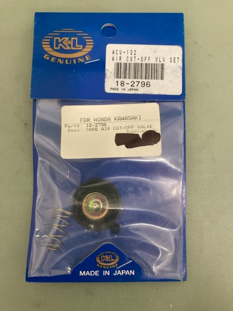 K&L 18-2795 Air Cut-Off Valve Set New Genuine