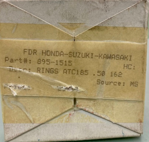 Honda 895-1515 Rings ATC185 .50 162 New Replaces