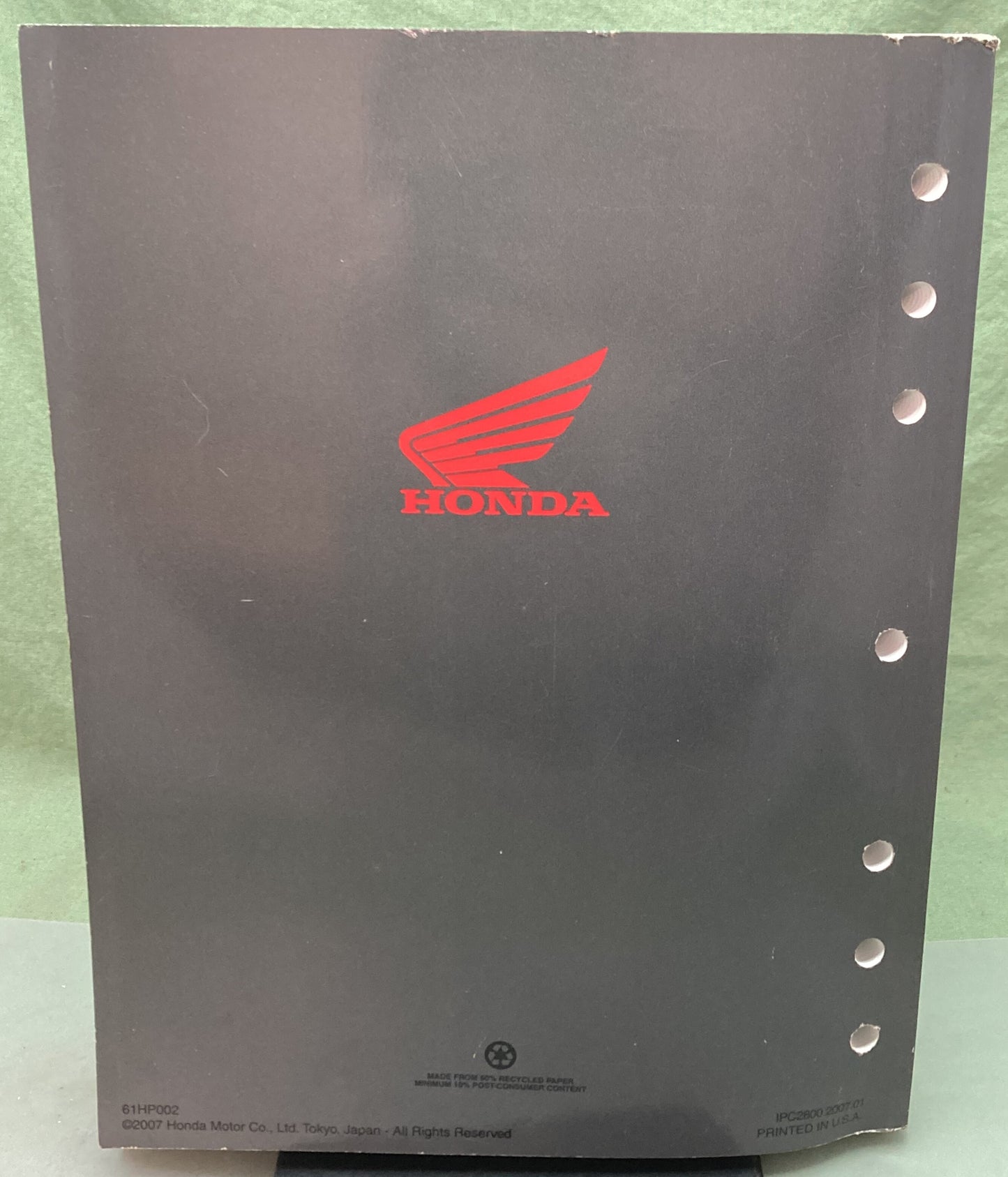 Genuine Honda 61HP002 TRX500FE/FPE/FM/TM Fourtrax Foreman Service Manual '05-'07