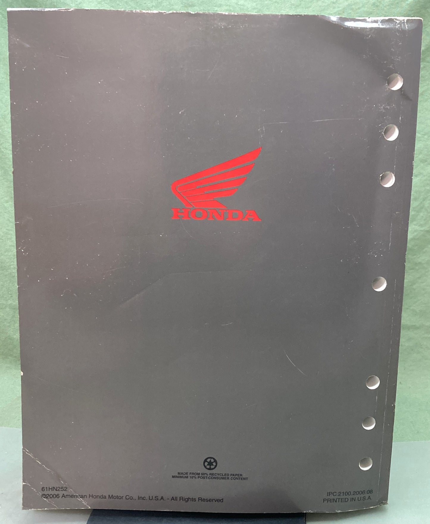 Genuine Honda 61HN252 TRX500FA TRX500FGA Service Manual '05-'07