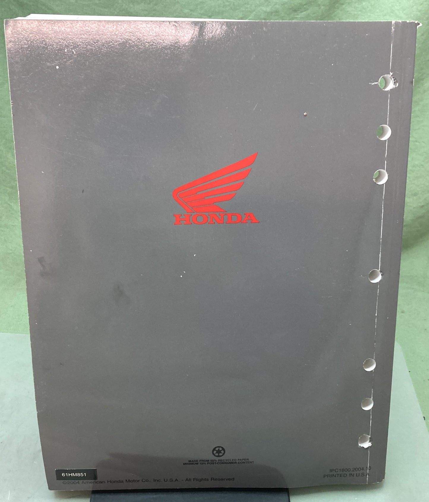 Genuine Honda 61HM851 TRX250TE/TM Recon Service Manual 2005-2006