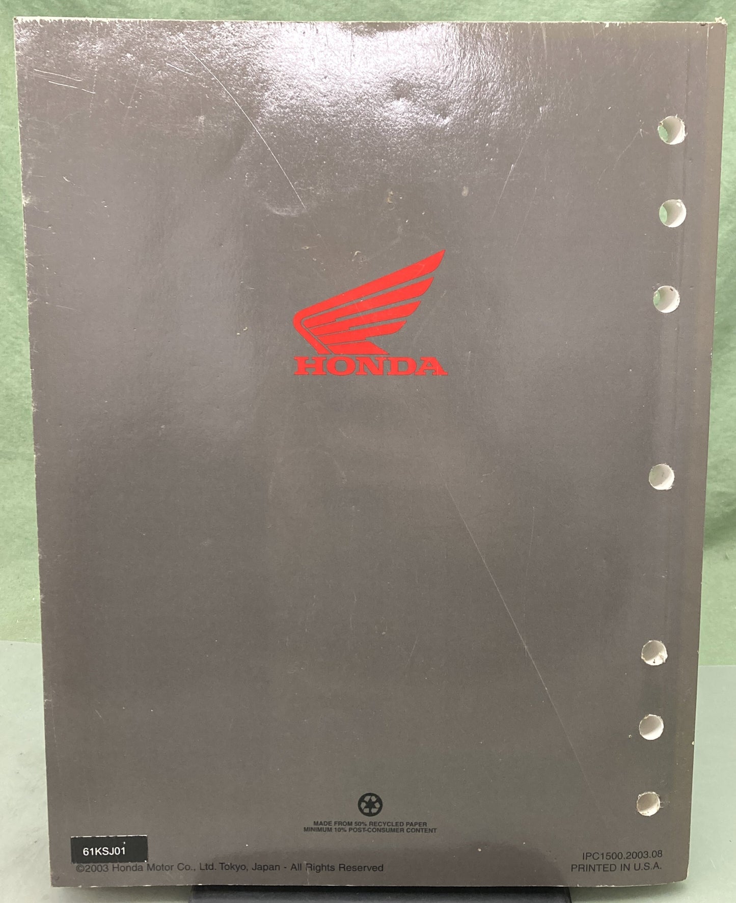 Genuine Honda 61KSJ01 CRF80F CRF100F Service Manual 2004-2005