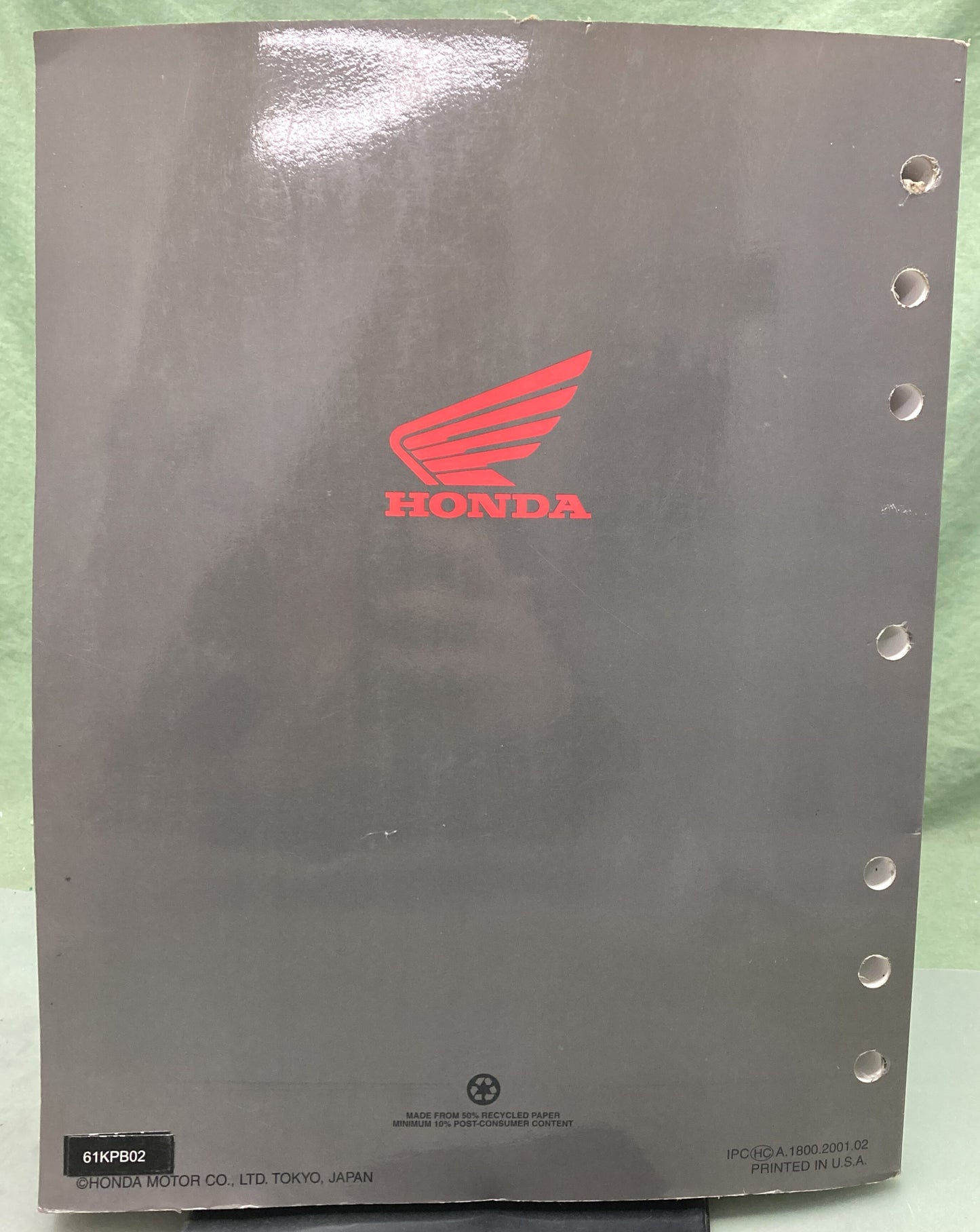 Genuine Honda 61KPB02 NSS250/A Reflex Service Manual 2001-2003