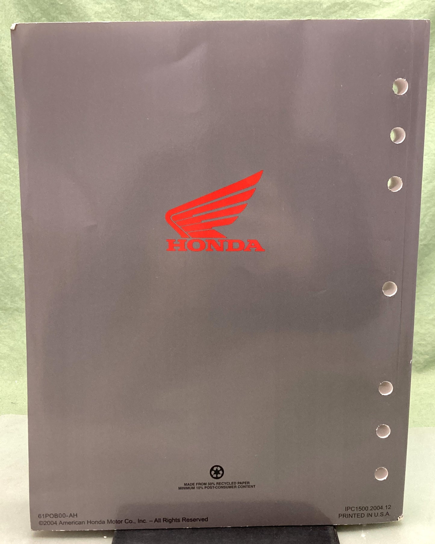 New Genuine Honda 61POB00-AH PGM-FI Pinout Box Troubleshooting Manual 2004
