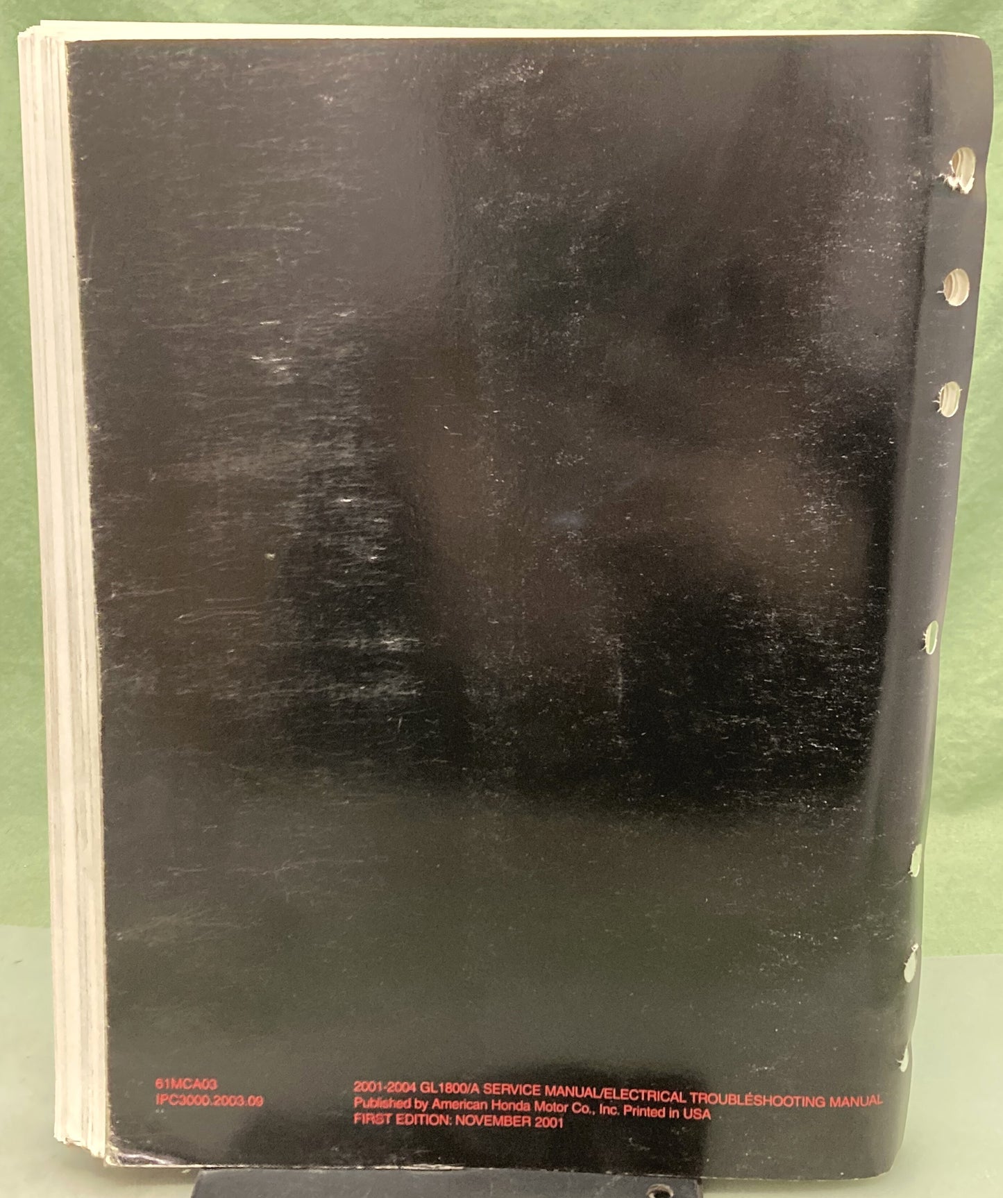 Genuine Honda 61MCA03 GL1800/A Service/Electrical Troubleshooting Manual 2002