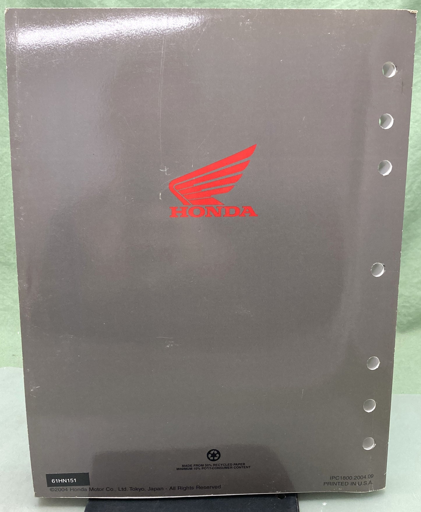 Genuine Honda 61HN151 TRX400EX Service Manual 2004