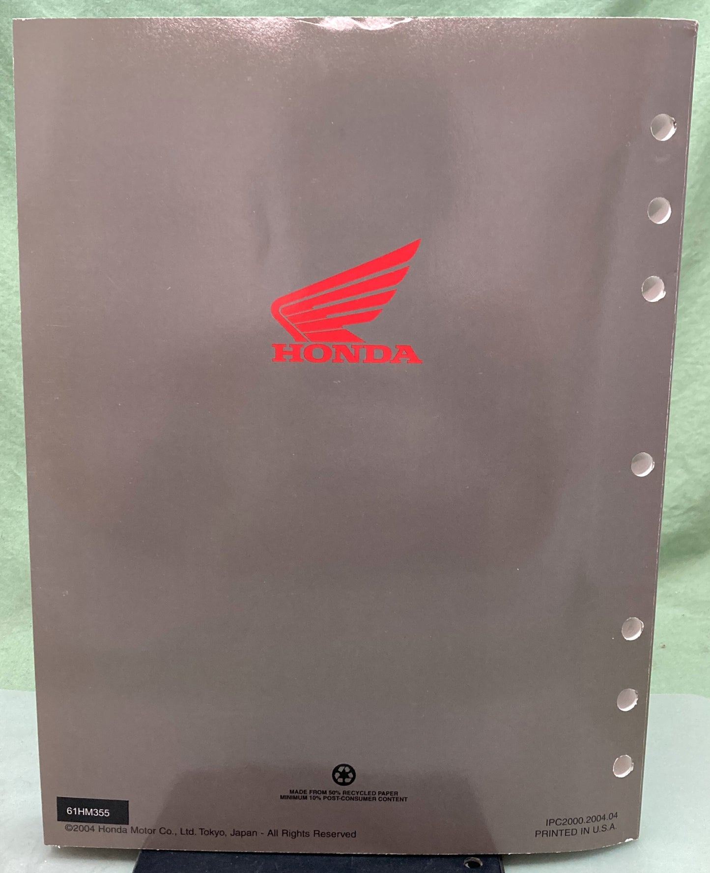 Genuine Honda 61HM355 TRX300EX Sportrax Service Manual 2004