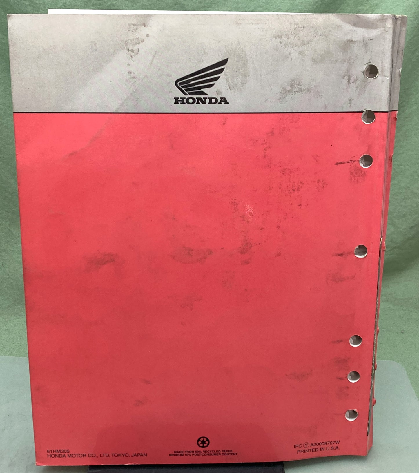 Genuine Honda 61HM305 TRX300EX Fourtrax Service Manual 1997