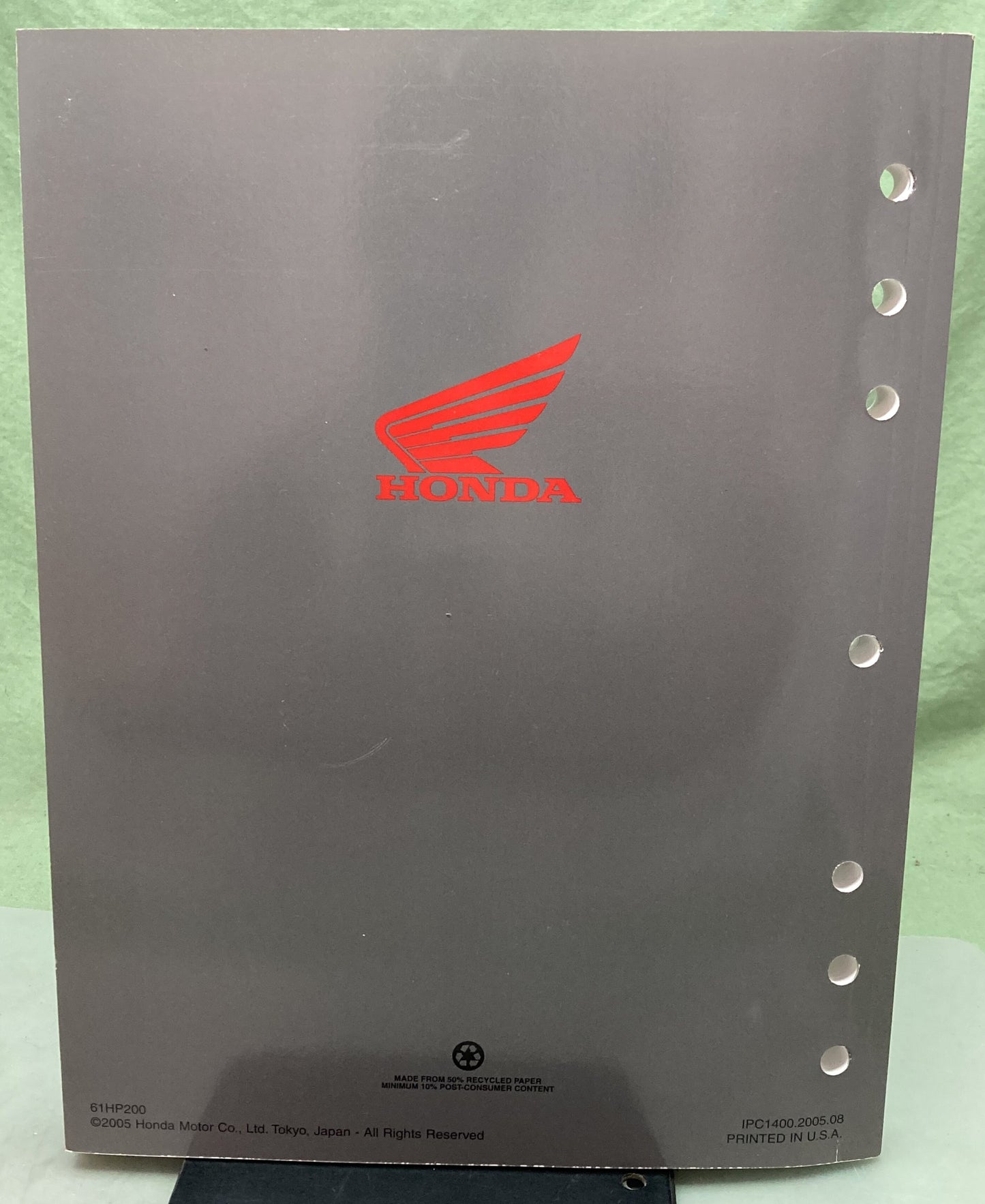 Genuine Honda 61HP200 TRX90 Service Manual 2006