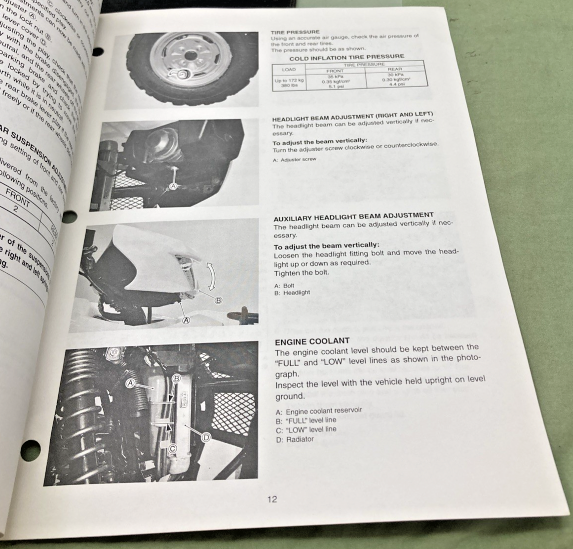 GENUINE SUZUKI 99505-01016-03E LT-A700XK6 ASSY AND PRE DELIVERY SERVICE GUIDE