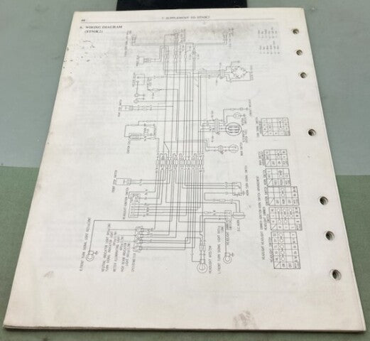 Honda 6112802 ST90 Shop Manual 1974 Genuine