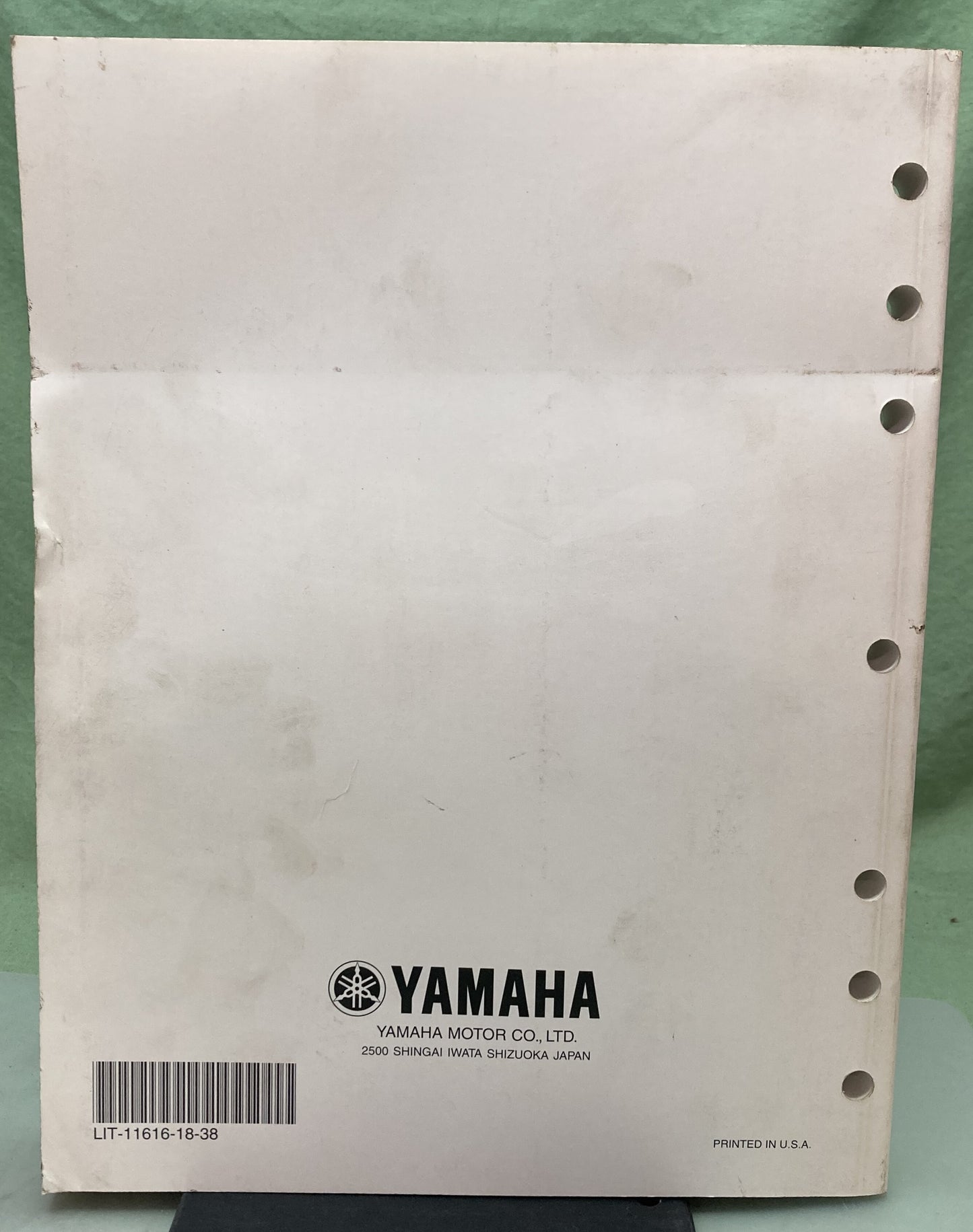 Genuine Yamaha LIT-11616-18-38 YP400T Service Manual 2004