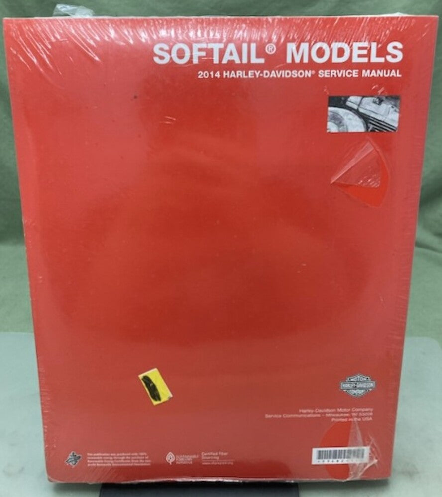 Harley Davidson 99482-14 Softail Models Service Manual 2014 New Genuine
