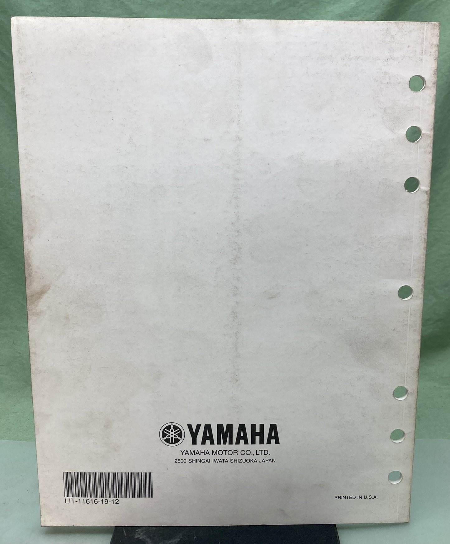 Genuine Yamaha LIT-11616-19-12 XVS11V Supp. Service Manual 2005