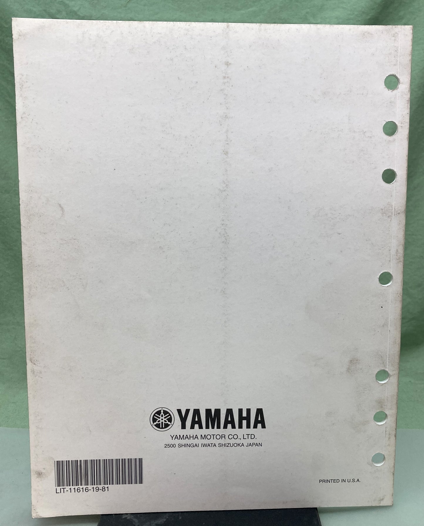 Genuine Yamaha LIT-11616-19-81 XVS65AWV, XVS65ATV Supp. Service Manual 2005